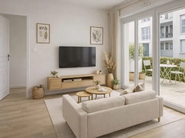 Appartement 2 chambres avec terrasse