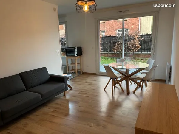 T2 meublé 49 m² - Jardin, parking - Templeuve-en-Pévèle