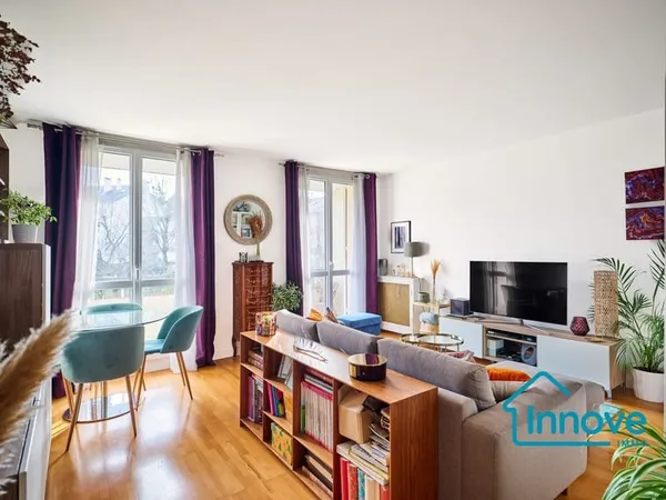 2 pièces 60 m² - rénovés, deux balcons, vue dégagée