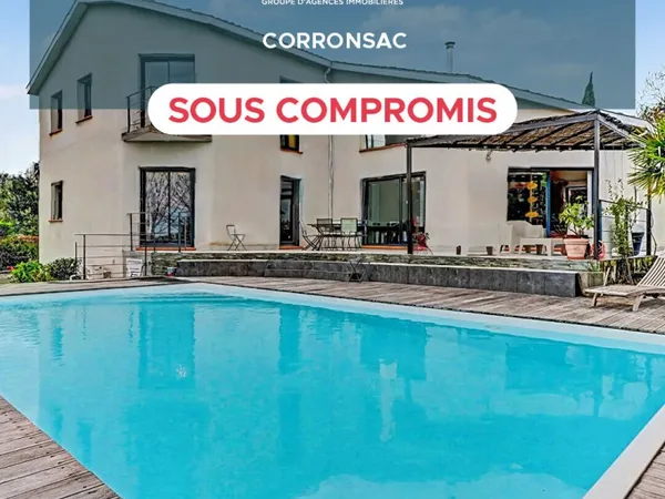 Exclusivité Nestenn, magnifique villa contemporaine de 192 m² avec piscine et vue dégagée sur les co