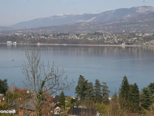 Bourget du lac t3 meuble vue lac