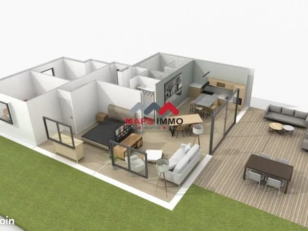 Appartement 4 pièces 84 m²