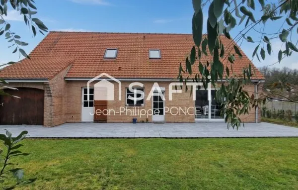 Maison individuelle 5 chambres garage jardin et parking