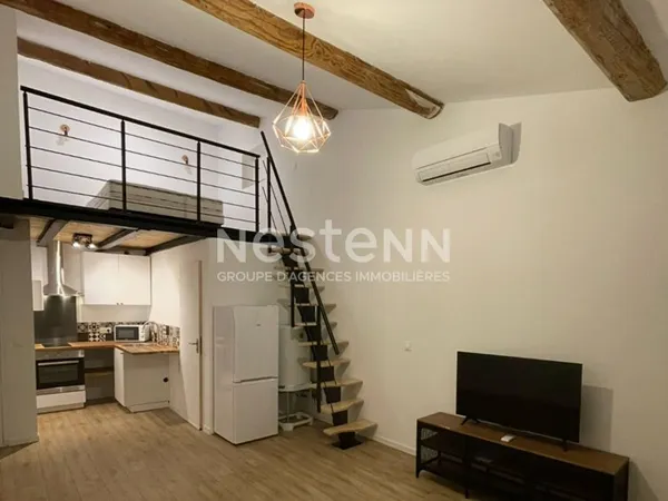 Gardanne - 2 logements - T2 et studio - 58m2 - plafond cathédrale - refaits à neuf - belles prestati