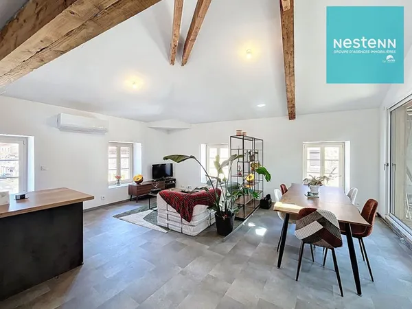 Appartement meublé 4 pièces à louer à ST JEAN SOLEYMIEUX - 93.50 m²