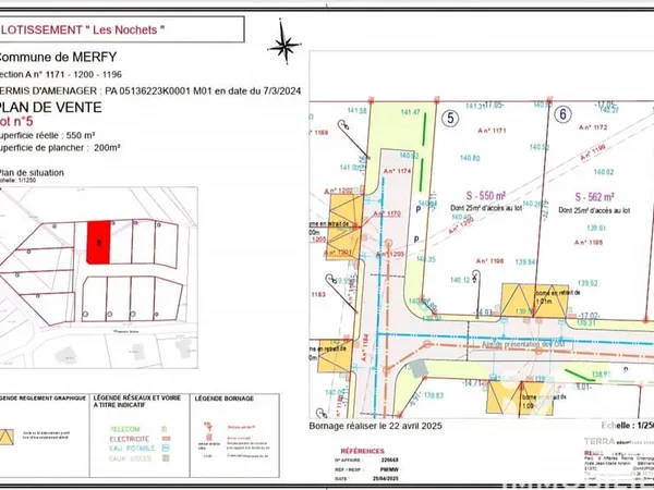 Terrain 549 m²