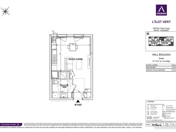 Appartement Studio