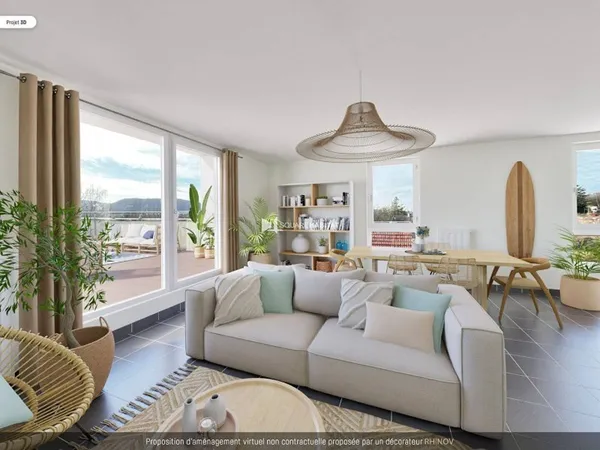 Appartement 3 pièces 69 m²