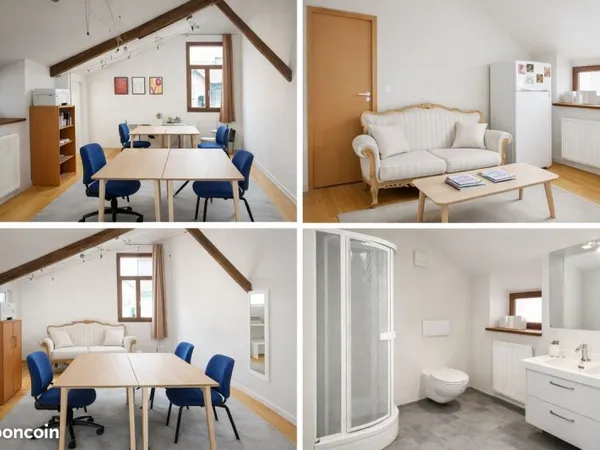 Poste de travail à louer - bureau partagé cosy en vieille ville d'Annecy