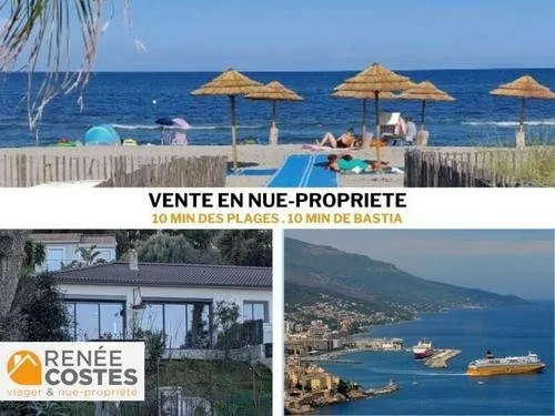 Vente en nue propriété - H80 ans - MONTE (20290)