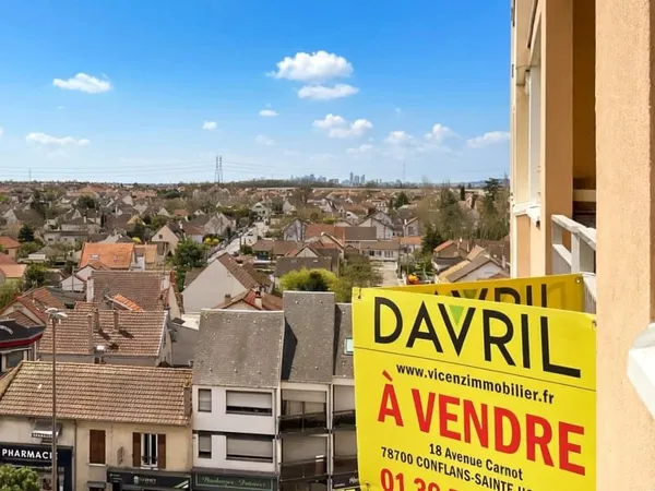 Appartement Conflans Sainte Honorine 2 pièces 58.75 m2 CHENNEVIÈRES, COMMERCES, CENTRE MÉDICAL, BUS