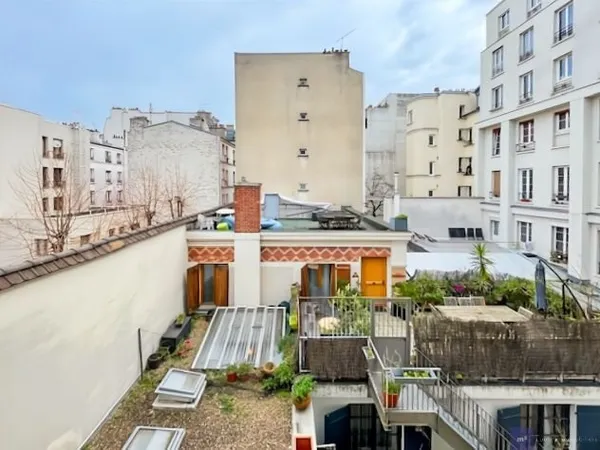 A vendre - studio au calme - lumineux - La Fourche - Paris 1