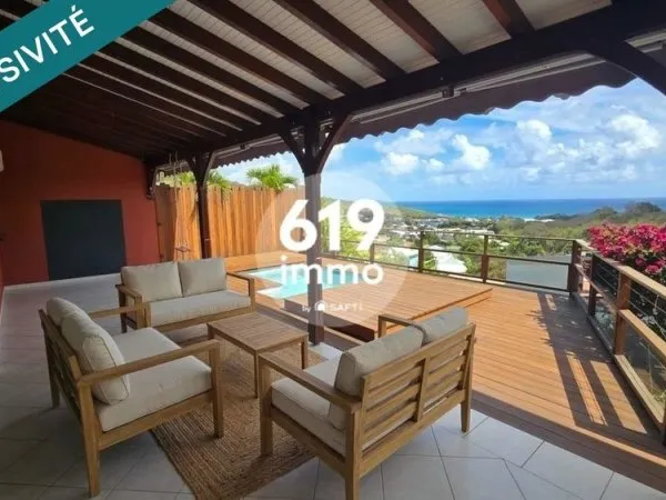 Magnifique villa T5, avec piscine et vue mer.