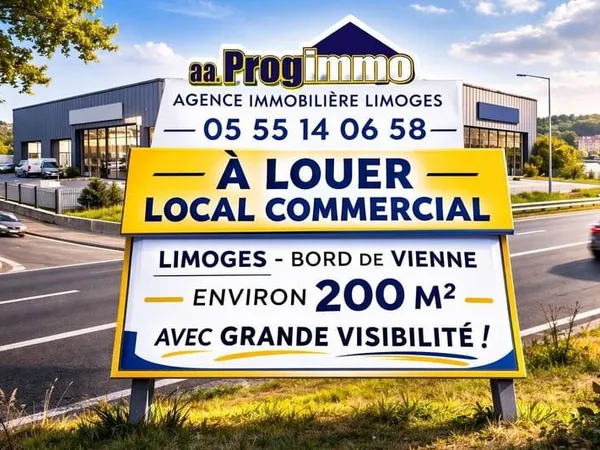 Local commercial 200 m²