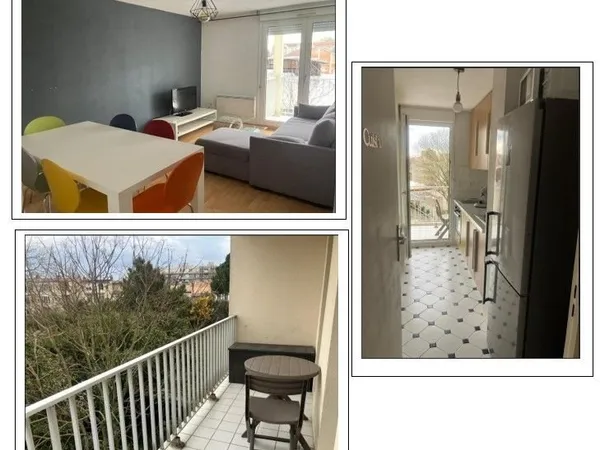 Location T2 meublé 50m2 avec parking Bordeaux - Quartier Saint Genès