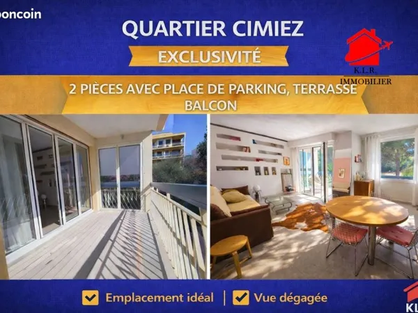 Appartement 2 pièces 59 m²