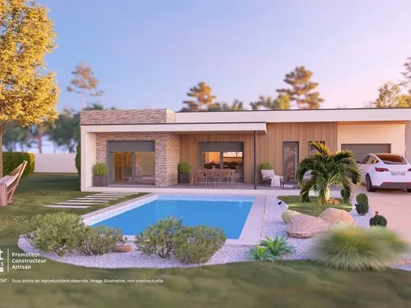 GRIGNAN, MAGNIFIQUE VILLA NEUVE DE PLAIN-PIED AVEC PISCINE S