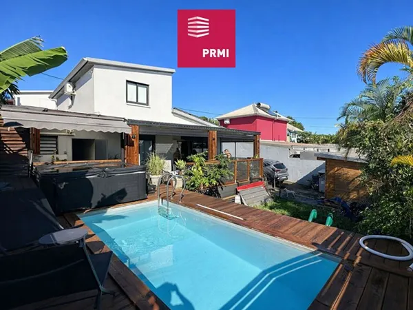 Maison F5 avec piscine, jacuzzi et dépendance - Environnement calme et proche commodités
