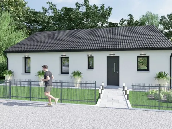 Terrain + maison 92 m²