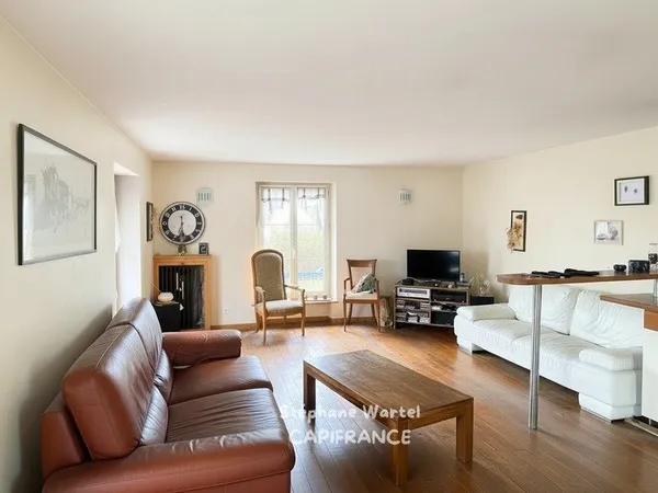 Duplex d'exception, vue Oise - Charme et volumes généreux