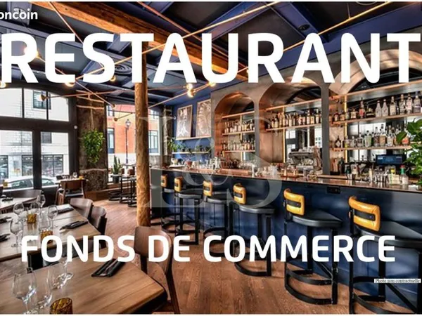 Fonds de commerce restauration rapide clé en main - 110 m² + Terrasse - Matériel quasi neuf