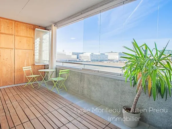 Appartement île de Nantes (4 pièces) avec terrasse