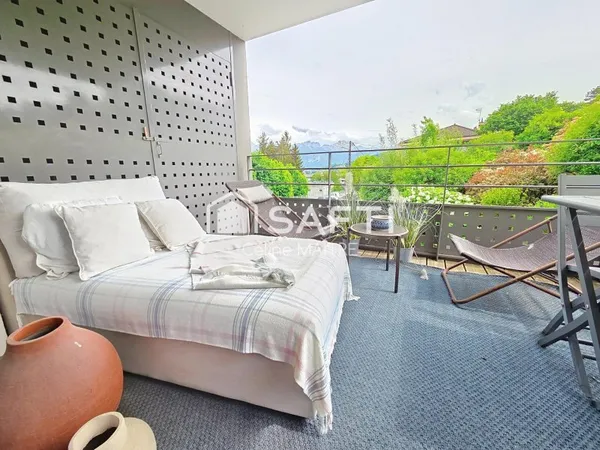 Exceptionel T3 vue montagnes - balcon + terrasse
