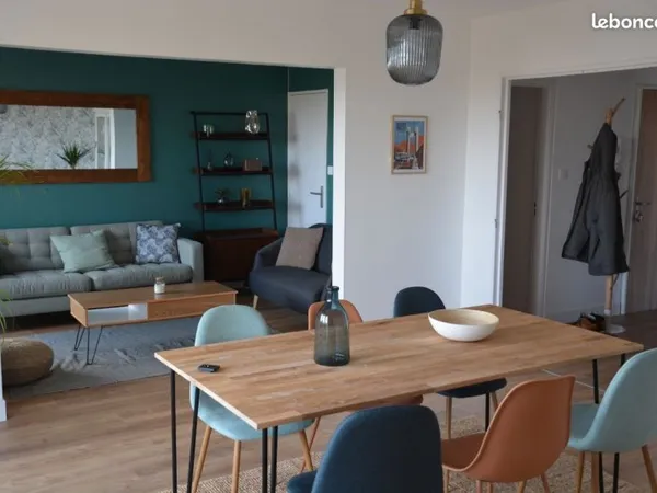 2 chambres dispo - Colocation rénovée - 110m² - Tram + UBO à pied - Brest