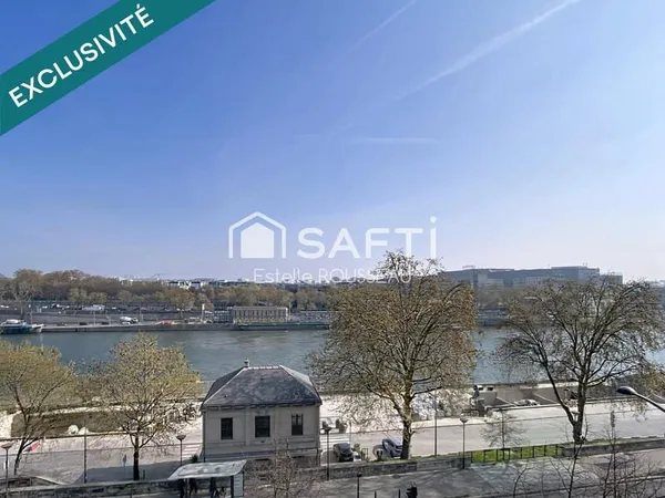 T4 lumineux, vue Seine à 2 pas RER/Métro/Commerces