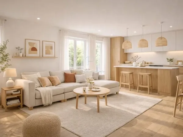 Maison neuve 5 pièces avec jardin, terrasse, garage et stati