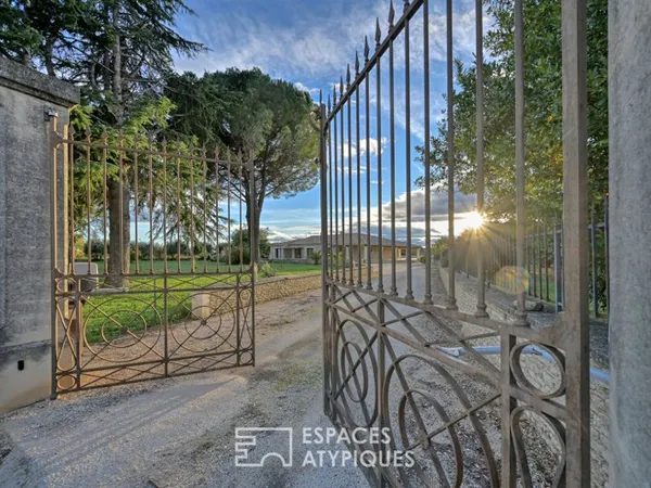 Entre pierre et lumière, propriété aux portes d'Uzès