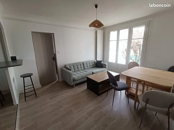 T2 meublé 40m² rénové - Gare TGV à 5 min