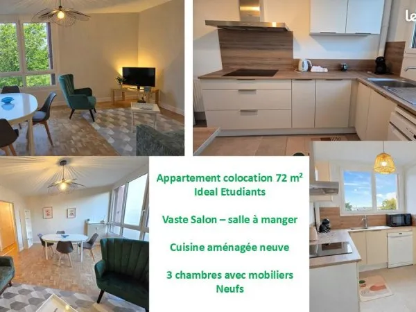 Appartement Etudiants 3 Chambres
