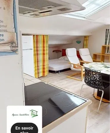 Location studio meublé