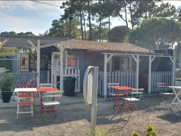 Vente snack dans camping