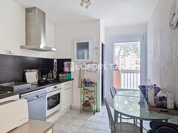 PERPIGNAN - Secteur Moulin-à-Vent - Appartement F3 traversant avec cave