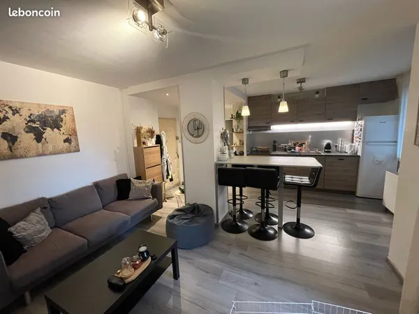 T2 meublé de 42 m² à Villard-Bonnot - Calme, lumineux et idéalement situé