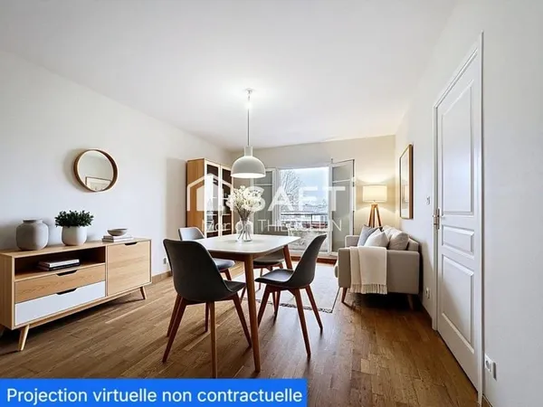 Bel appartement 3 pièces avec garage à proximité des transports en commun