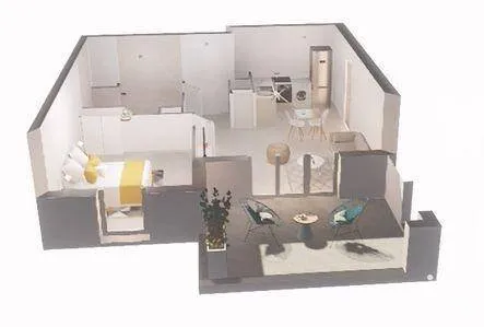 Appartement 2 pièces 44 m²