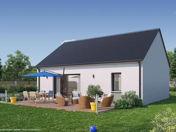 Maison 3 pièces 66 m²