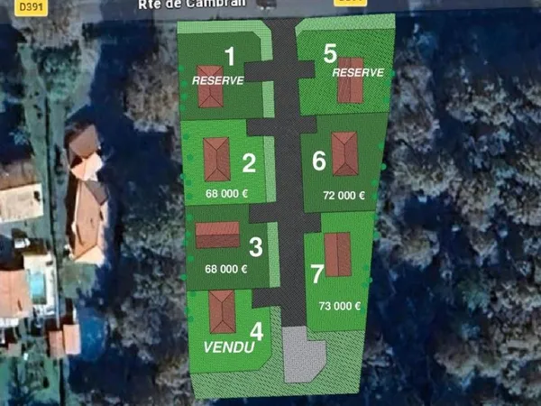 Terrain 570m2 à Sort en Chalosse