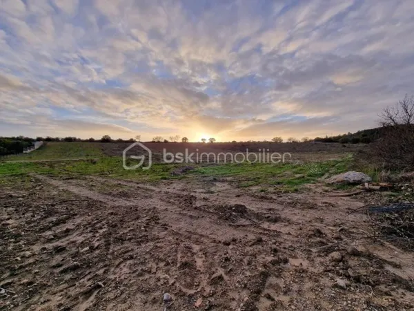 terrain 1200 m² viabilisé