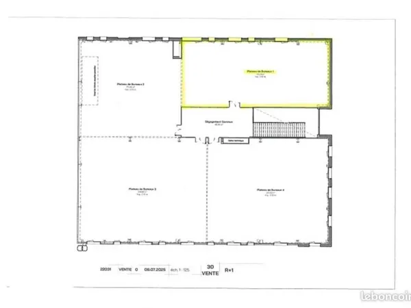 Bureau 176 m²