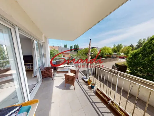 APPARTEMENT CERNAY 71 M2 - 2 CHAMBRES - TERRASSE - DOUBLE GA