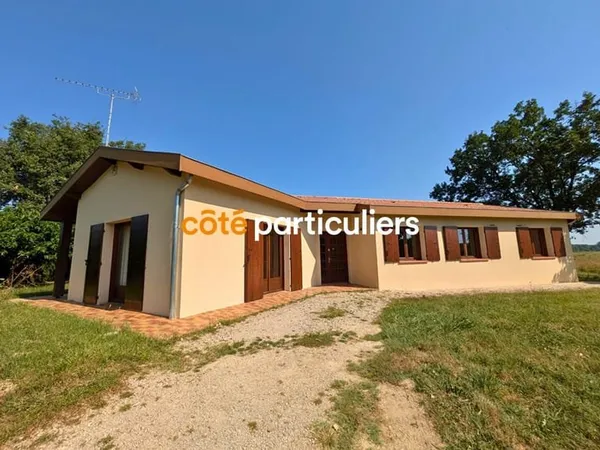 Maison de plain-pied - 135m² - 3 chambres - 2 bureaux - Garage
