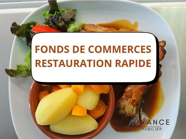 Commerce restauration rapide 103 m²