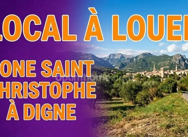 Local/bureau à louer Zone Saint Christophe à Digne Les Bains (04)