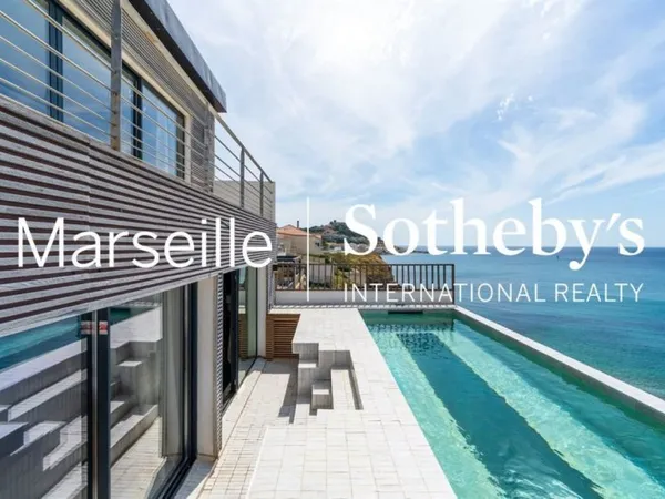 Marseille 8ème - Maison en bord de mer avec piscine, panorama ex