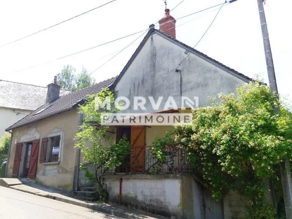 SAINT-SAULGE - MAISON DE BOURG-GRANGE ET JARDIN NON ATTENANT - 39000 €