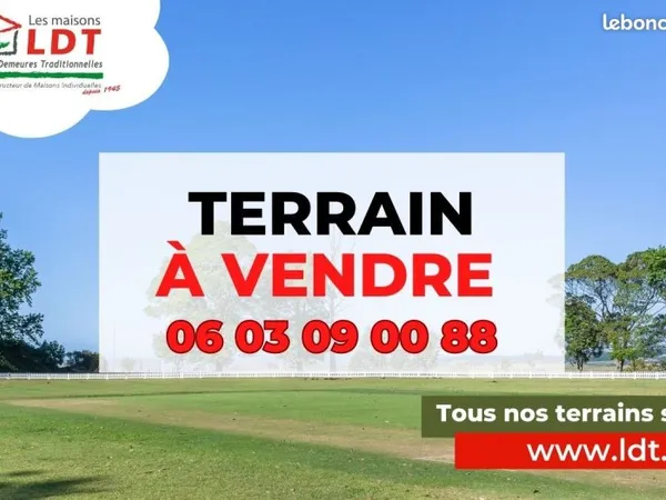 Terrain 850 m² Dommartin